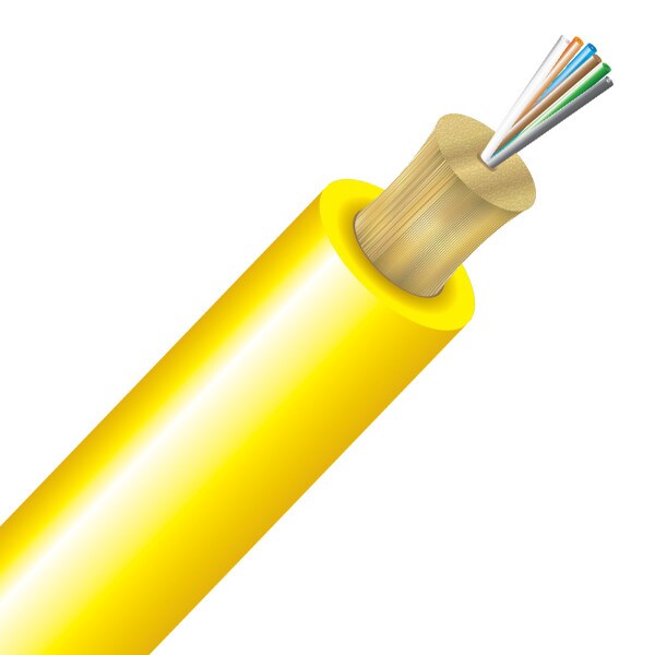 BendSafe® 6 Strand OS2 Distribution TB Plenum - Bulk per Ft.